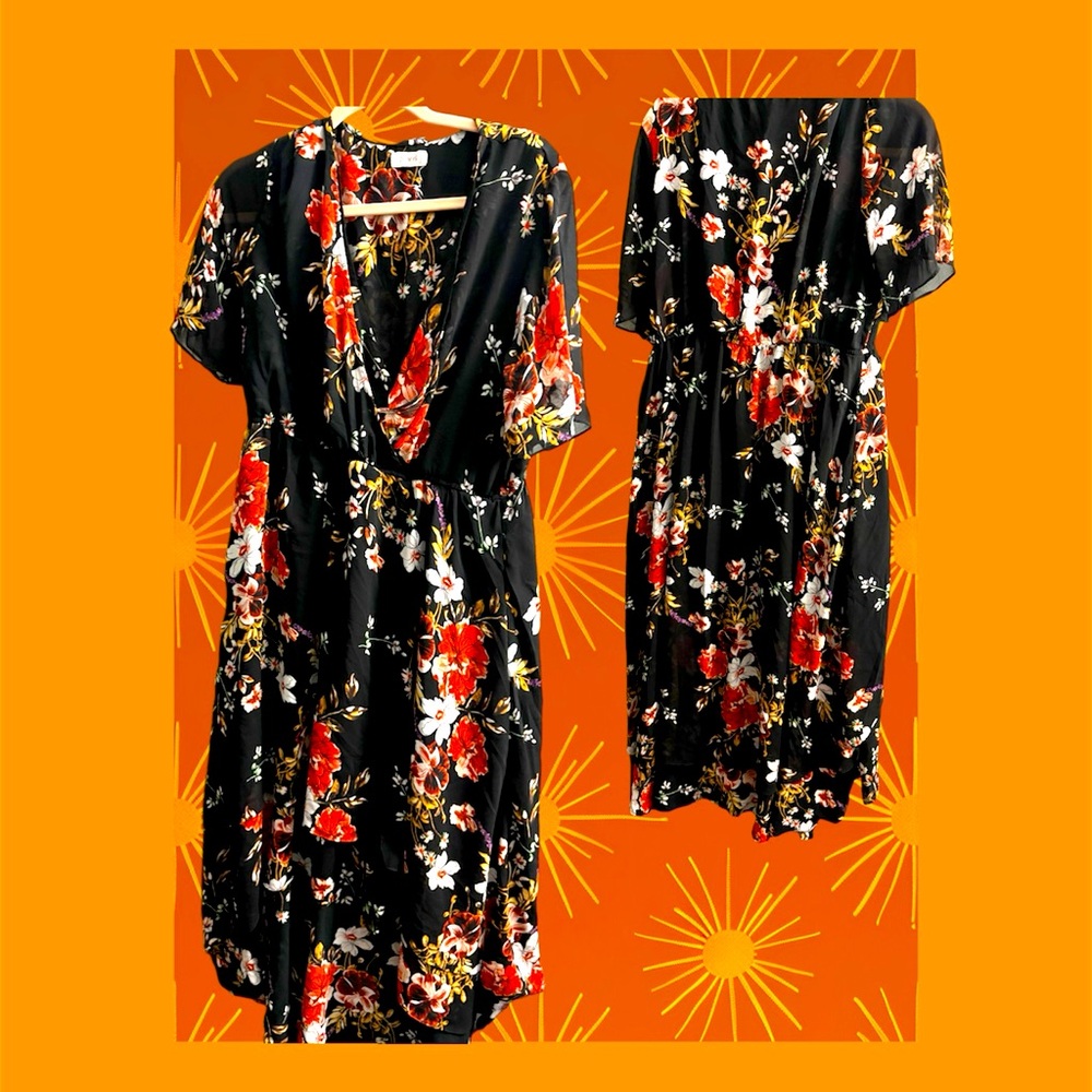 Beautiful Floral Dress 🍂🍁